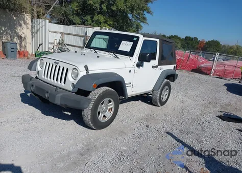 2014 Jeep Wrangler Sport from USA, damaged, VIN 1C4AJWAG8EL308538